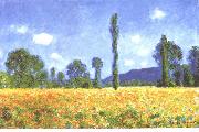 Claude Monet Champ de coquelicots a Giverny oil painting